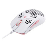 Mouse Gamer Hyperx Pulsefire Haste (blanco-rosa)