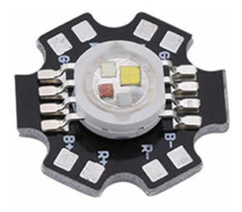 Led Base Rgbw 1 Watt X Color Rojo Azul Verde Blanco Total 4w