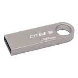 Memoria Usb Kingston Datatraveler Dtse9 32gb 3.0 Metalizado