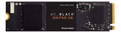 Disco Sólido Interno Western Digital Wd Black Sn750 Se Wds100t1b0e 1tb