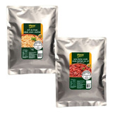 Combo Peito De Frango Temp 1kg + Carne Seca Desf 1kg Vapza