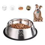 32oz Plato Mascota Comederos Para Agua Perros Agua Comida