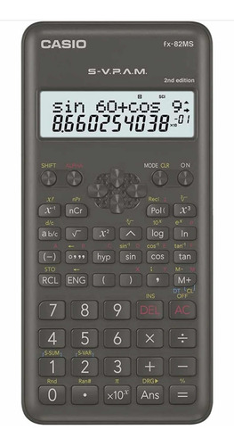 Calculadora Científica Fx 82-ms Casio 240 Funções