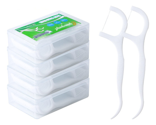 Pack De 50 Unidades Dental Floss Hilo Interdental Dientes 