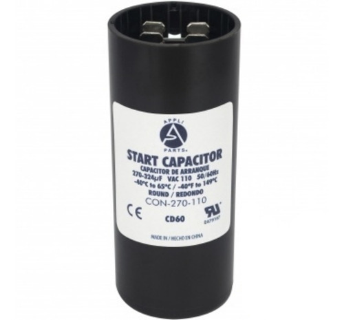 Capacitor De Arranque 270-324 Uf Mfd 110vac Motor Eléctrico