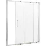 Cancel De Baño Mampara Ajustable Vidrio Templado Premium 6mm