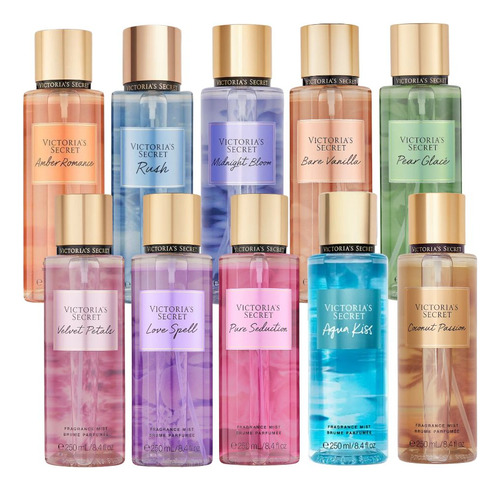 Body Mist Victoria Secret Fragrância Splash Famosas 250ml