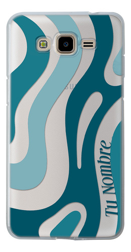 Funda Para Galaxy Para Mujer Curvas Aqua Con Tu Nombre