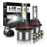 9007 Kit De Faros Led 40000lm Para 2002-03 Lincoln Blackwood