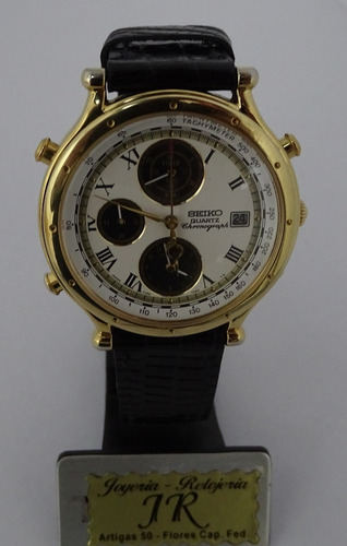 Reloj Seiko Quartz Chronograph Original 7t42-7a39