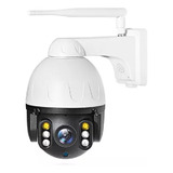 Cámara De Seguridad Ptz Hd 1080p Tuya Smart Exterior 50m Ir.