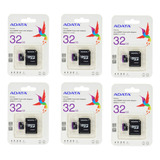 Pack C/6 Memoria Adata Micro Sd 32gb C/10