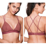 Victoria's Secret Pink Conjunto Bralette Cachetero Original