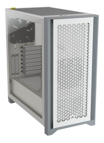 Gabinete Gamer Corsair 4000d Airflow Vidrio Templado Blanco