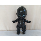 Antiga E Rara Boneca Kewpie  Negra Plástico Soprado Bolha