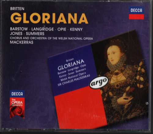 Cd Duplo Britten Gloriana Barstow Jones Charles Mackerras