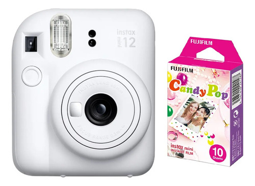 Combo Cámara Instax Mini 12 + Papel Mini Candy Pop