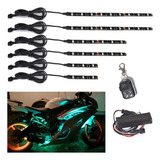 Kits De Luces Led Para Motocicleta, Impermeable, Multicolor,