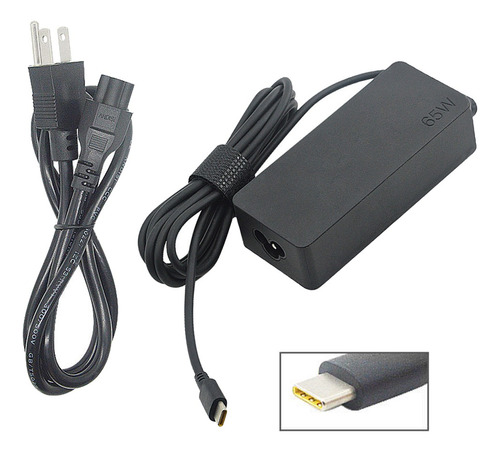 Cargador Usb Tipo C Para Lenovo, Hp, Dell, Huawei 20v 3.25a