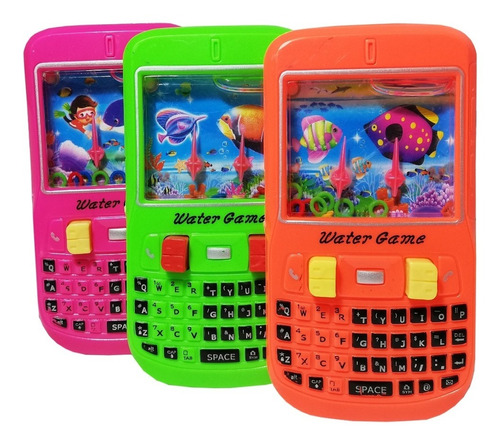 Celular De Agua Juego De Aros Pack 3 Pzs Niños Juguete 