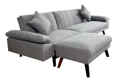 Sillon Sofa Cama  Grecia Medidas: 2.75x80m   Puff: 85x57cm