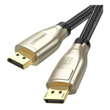 Cable Blindado Ugreen Displayport 1.4 Fullhd 4k 8k 60 Hz, 2 M
