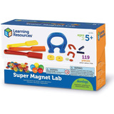 Kit Super Imán De Laboratorio De Recursos De Aprendizaje, 12