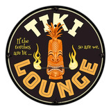 #762 - Cuadro Decorativo - Bar Tiki Retro Quincho No Chapa