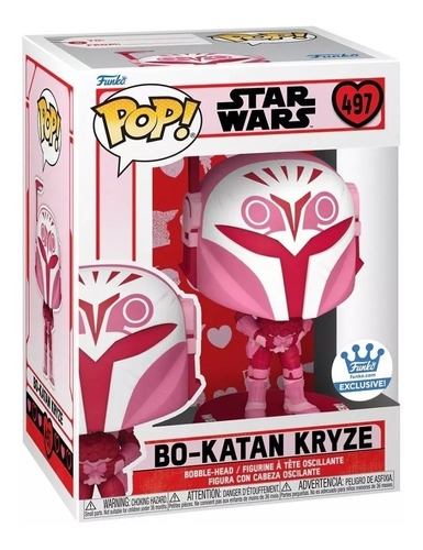 Funko Pop Star Wars: San Valentin - Bo Katan Exclusivo