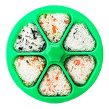 Molde De Sushi De 6 Furos Onigiri Press Ball Rice Ball M