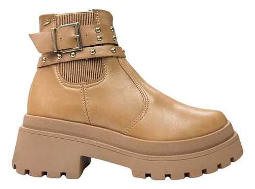 Bota Feminina Dakota Estilosa Tratorada Alto Cano Curto