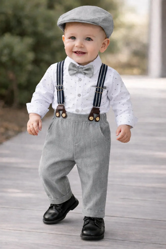 Trajecito Conjunto Traje Bebé Niño Formal 6m 12m 18m 24m | Meses sin interés