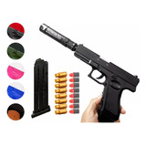 Pistola De Juguete Glock 18 Balin Suave Airsoft Ball