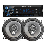 Combo Estereo Bluetooth Auto Led Parlantes 5 Pulgadas