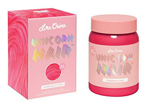 Lime Crime Unicorn Hair Dye, Bubblegum Rose - Warm Rose Pink