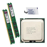 Cpu Core 2 Quad Q6600 2.4ghz 8mb Fsb 1066 + Ddr2 4gb 800mhz