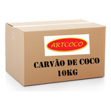 Carvão Art Coco De Coco Hexagonal Premium Pouca Cinza- 10 Kg