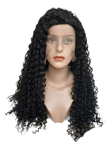 Lace Front Venus Cabelo Cacheado Bio Fibra Vegetal 70 Cm