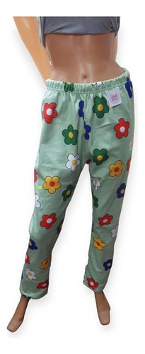 Pantalon Pijama Dama Estampas Modernas Polar Super Abrigados