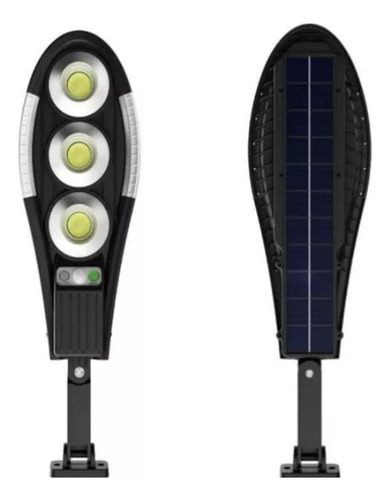 Luminaria Solar Luz Forte Led Sensor Presença Poste Parede