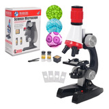Microscópio Infantil Educacional Zoom 100x A 1200x 