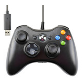 Controle Xbox 360 Com Fio Joystick Usb P/ Pc Notebook Preto