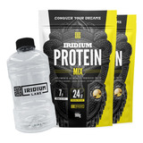 Kit 2x Iridium Protein Mix 900g + Galão 1 L Sabor Baunilha