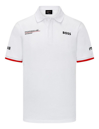 Camisa Polo Porsche X Boss Branca Original Vários Tamanhos