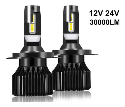 H4 H7 H13 Llevó El Kit 30000lm 80w De La Linterna Para La Vi