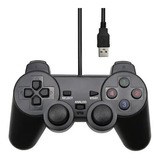 Controle Compatível Com Fio  Vibração Usb Ps3 Playstation Pc