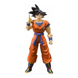 Figura De Acción  Goku Saiyan Raised On Earth De Tamashii Nations S.h. Figuarts