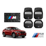 Tapetes 4pz Charola 3d Logo M-series Bmw X6 2015 A 2020