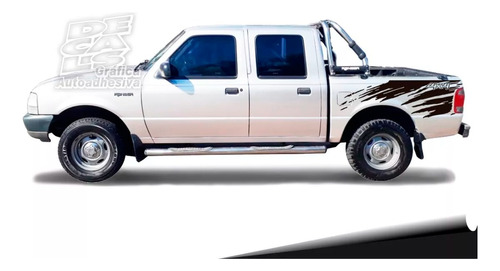 Calco Ford Ranger 1996 - 2009 Brush Juego Laterales