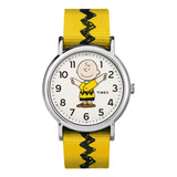 Reloj Timex Weekender Peanuts Unisex Con Correa De Nailon De